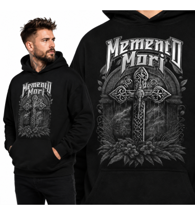 Bluza Chrześcijańska z kapturem Momento Mori